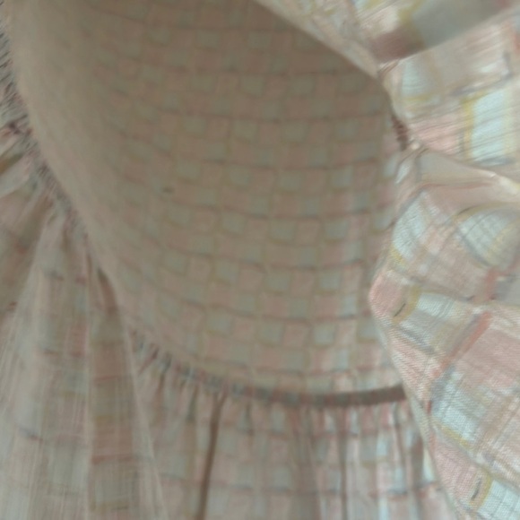 Pink Ruffled Tiered Cowl Neck Sundress - Picture 5 of 5